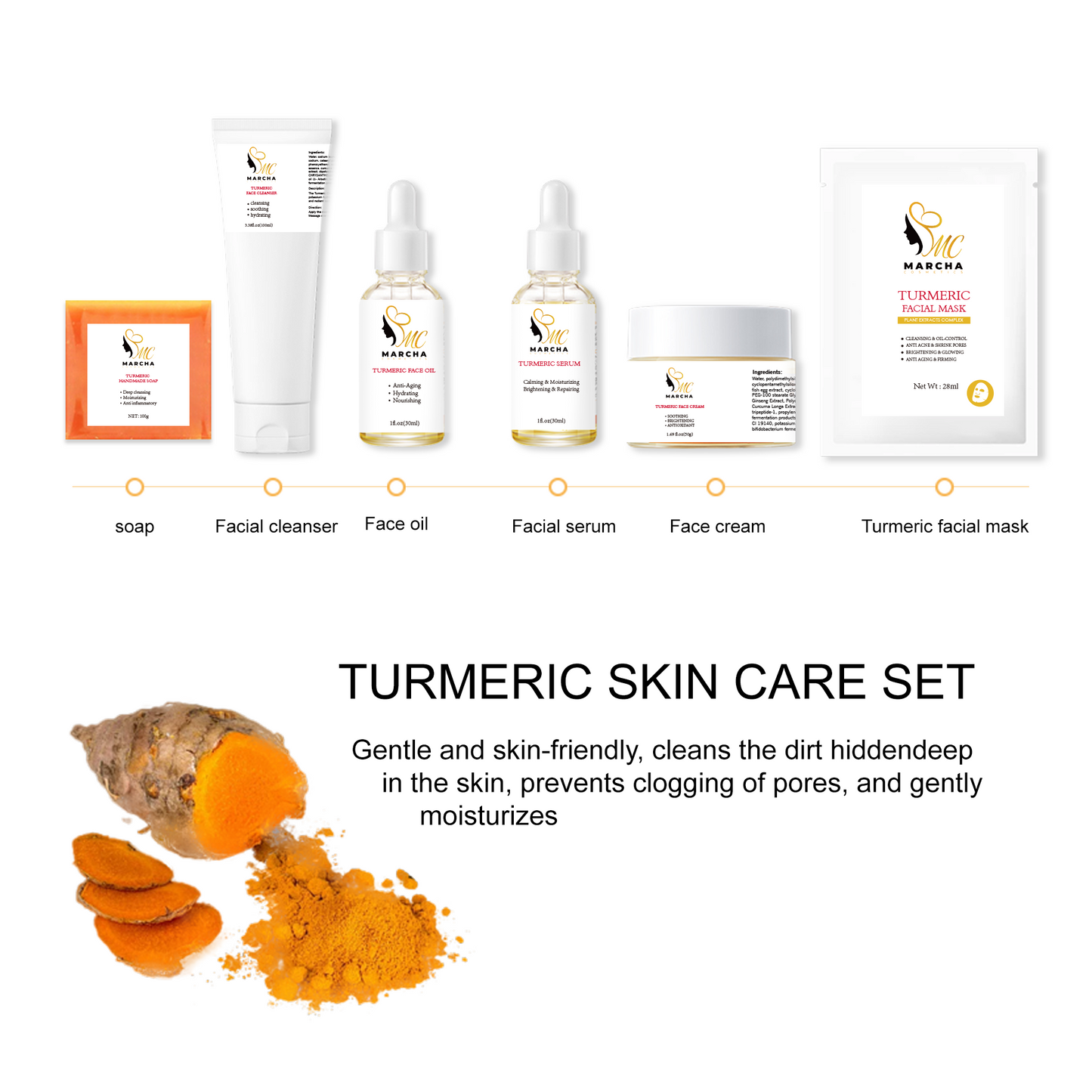 FULL TURMERIC SET: 7 PCS